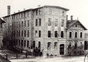 Biskuit-Fabrik Pecher, Klüter Straße 1, heute Lemgoer Straße. Detmold