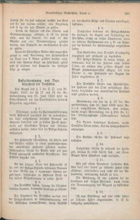 Polizeiordnung und Taxe betreffend die Droschken. [Schornsteinfeger-Taxe.]