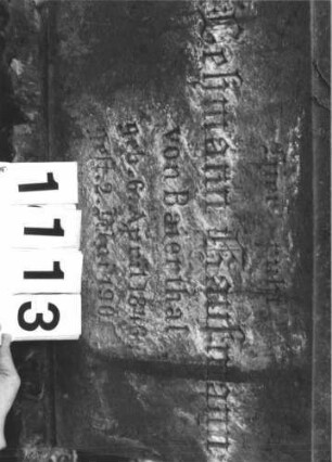 Grabstein 1113 (Detailaufnahme)