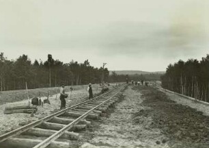 Radebeul, Bau der Reichsautobahn durch die junge Heide