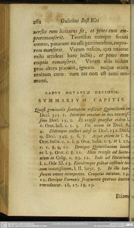 Caput Octavum Decimum