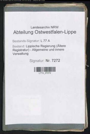 Aufstellung der Verpflegungskosten für die fremden Truppen im Amt Horn