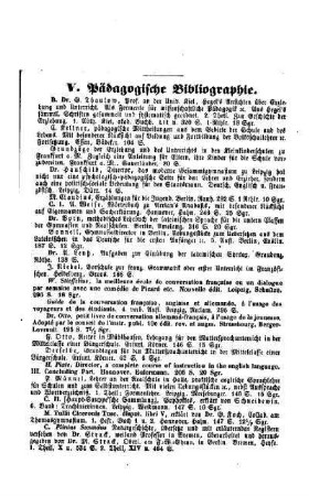 Pädagogische Bibliographie