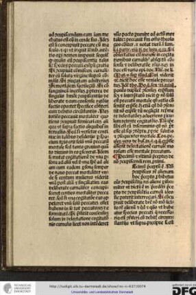 [D]ecimum preceptum est Non concupisces rem alienam. Hoc precepto prohibetur omnis concupiscentia rei aliene pariformiter ut dictum est...