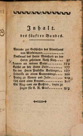 Friderich Just Riedel Weiland K. K. Raths, sämmtliche Schriften, 5. Vermischte Aufsätze