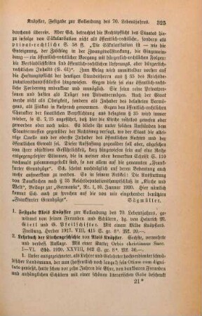 325-327 [Rezension] Festgabe Alois Knöpfler zur Vollendung des 70. Lebensjahres