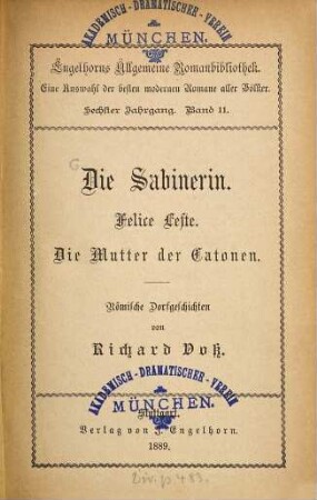 Die Sabinerin