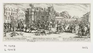 Verwüstung eines Klosters, Blatt 6 der Folge "Les misères et les malheurs de la guerre"