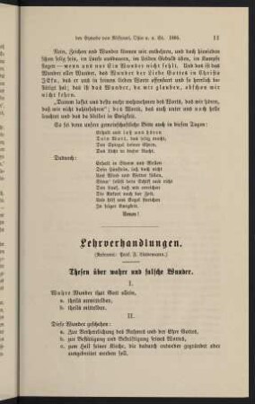 11-63, Lehrverhandlungen