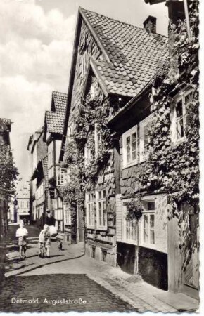 Auguststraße. Detmold. Blickrichtung Lange Straße