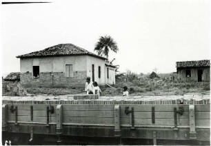 Goiás, Ziegelverladen in Pires do Rio