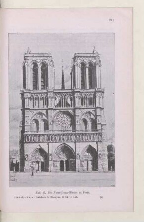 Abb. 47. Die Notre-Dame-Kirche in Paris