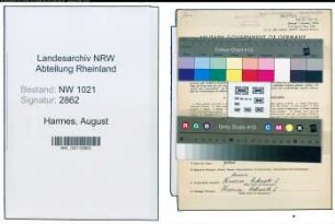 Entnazifizierung August Harmes , geb. 27.03.1908 (Landwirt)
