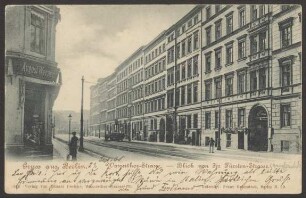 Ansichtskarte Wassertorstraße, Ecke Fürstenstraße [1/2]