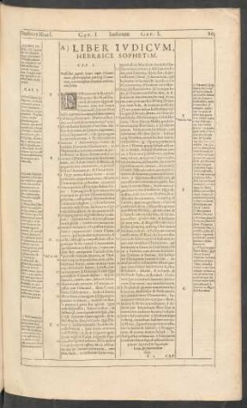 (A) Liber Iudicum, Hebraice Sophetim