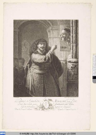 Le Prince de Gueldre Menaçant son Père
