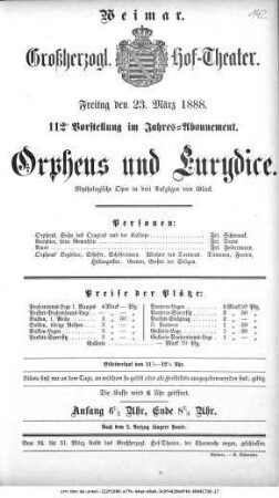 Orpheus und Eurydice