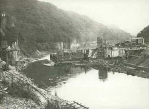 Staustufe Cramberg a.Lahn, Deutschland, 1926-1928