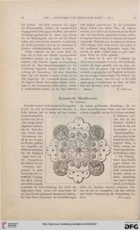 Romanische Metallrosette