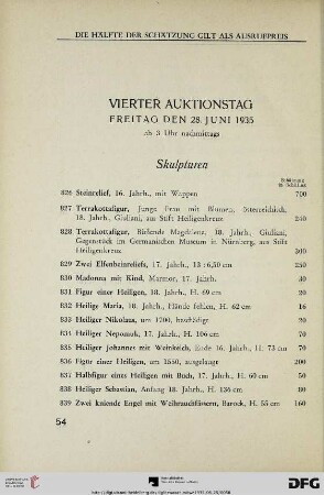 Skulpturen (Nr. 826-854)