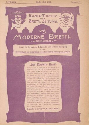 moderne Brettl, Überbrettl