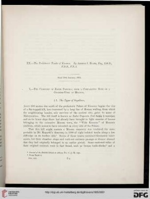 I: The cemetery of Zaper Papoura : With a comparative vote on a chamber-tomb at Milatos
