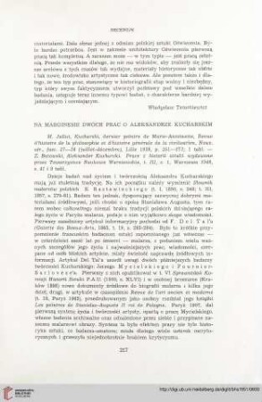 13: Na marginesie dwóch prac o Aleksandrze Kucharskim
