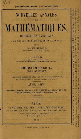 Avril. 1883.