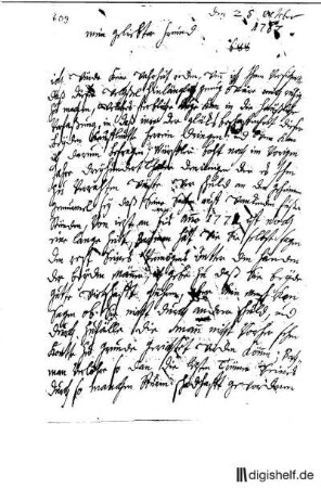 609: Brief von Anna Louisa Karsch an Johann Wilhelm Ludwig Gleim