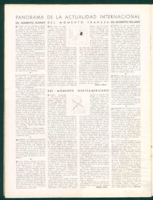 Panorama de la actualidad internacional