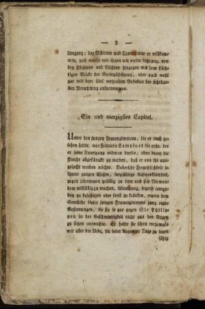 Ein und vierzigstes Capitel.
