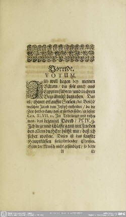 Leichenpredigt : Fürstliche Leich-Predigt. Vorrede. Eingang
