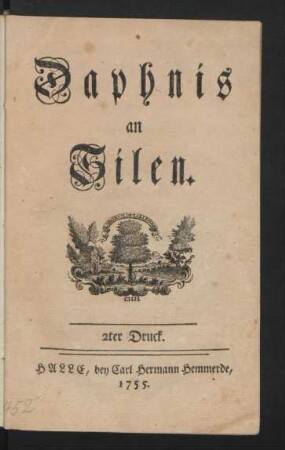 Daphnis an Silen