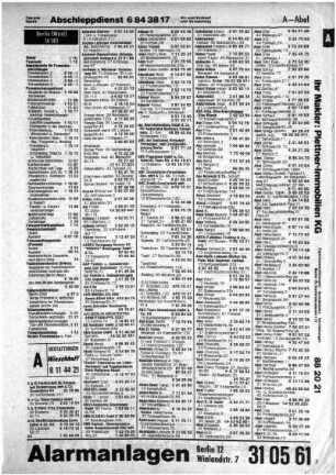 1975/1976: Amtliches Fernsprechbuch