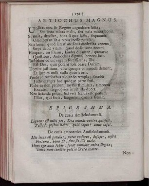 Antiochus M. [Magnus]. [ ... mit Abbildungsbeschreibung].