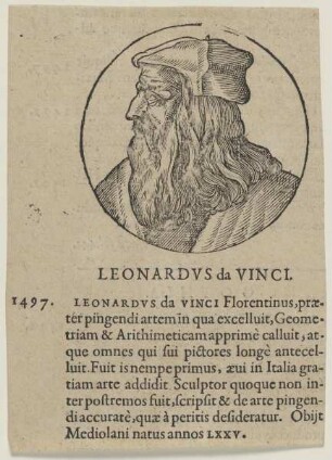 Bildnis des Leonardvs da Vinci