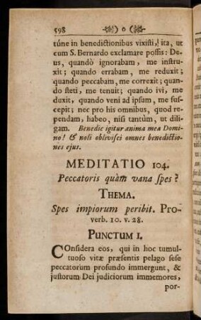 598-609, Meditatio 104 - 105