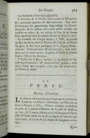 La Perse.