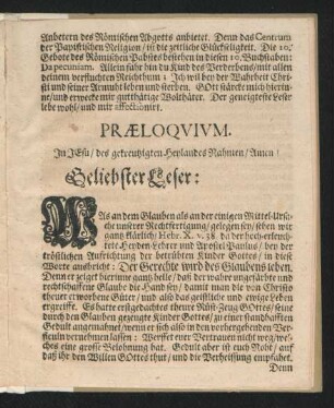 Praeloquium