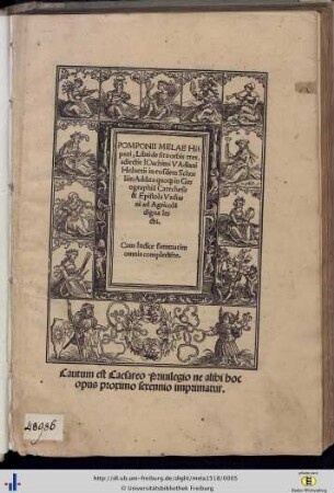 Pomponii Melae libri De situ orbis tres