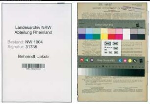 Entnazifizierung Jakob Behrendt , geb. 02.09.1885 (Ofenbauer)
