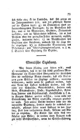 Moralische Erziehung