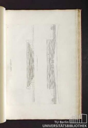 Pl. 2. Coupe et élévation de l'hippodrome par Mr Réverchon.