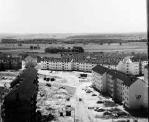Wolfsburg, Baugelände Tiergartenbreite und Teichbreite, Panorama (2)