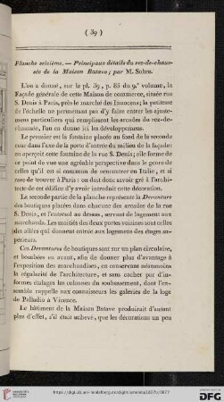 Planche seizième