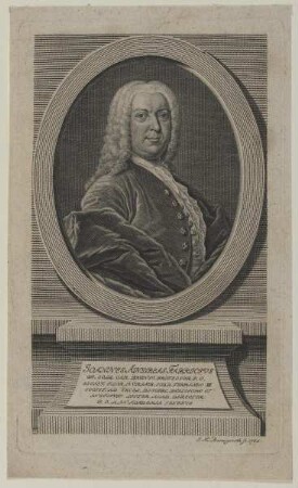 Bildnis des Johann Andreas Fabricius