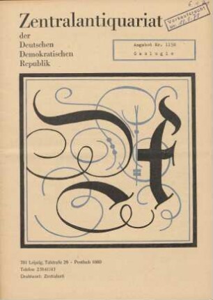 Nr. 1158: Geologie
