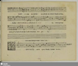 XXXVI. Anonymus: Benedicite omnia opera