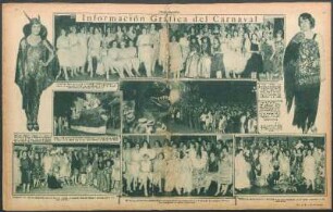Información gráfica del carnaval [Fotografías]