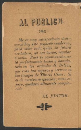Al público.